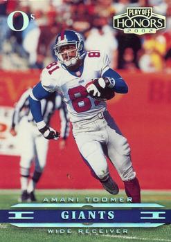 2002 Playoff Honors - O's #62 Amani Toomer Front