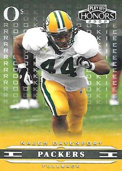2002 Playoff Honors - O's #157 Najeh Davenport Front