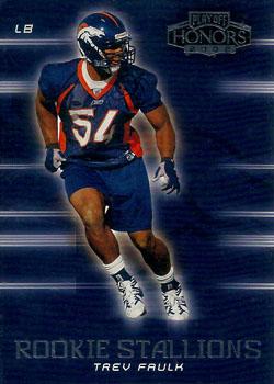 2002 Playoff Honors - Rookie Stallions #RS-44 Trev Faulk Front