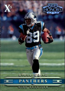 2002 Playoff Honors - X's #12 Steve Smith Front