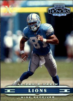 2002 Playoff Honors - X's #30 Az-Zahir Hakim Front