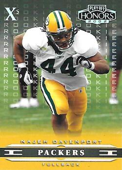 2002 Playoff Honors - X's #157 Najeh Davenport Front