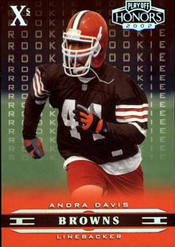 2002 Playoff Honors - X's #191 Andra Davis Front