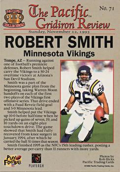 1996 Pacific Gridiron #71 Robert Smith Back