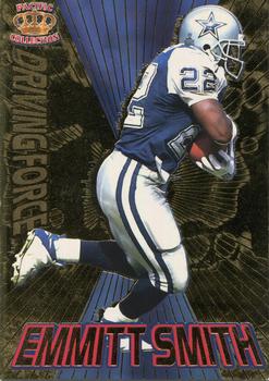 1996 Pacific Gridiron - Driving Force #DF2 Emmitt Smith Front