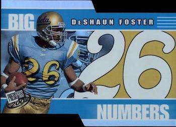 2002 Press Pass - Big Numbers #BN9 DeShaun Foster Front