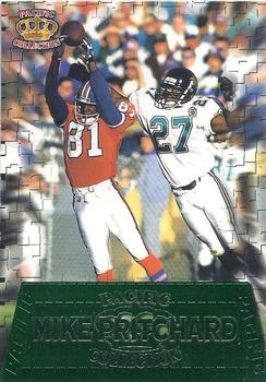 1996 Pacific Gridiron - Gems #GG-14 Mike Pritchard Front