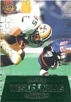 1996 Pacific Gridiron - Gems #GG-30 Wesley Walls Front