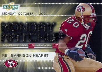 2002 Score - Monday Matchup #MM-3 Garrison Hearst Front
