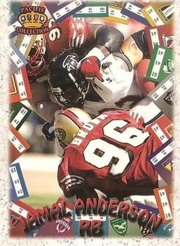 1996 Pacific Litho-Cel - Game Time #GT-4 Jamal Anderson Front