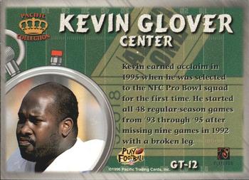 1996 Pacific Litho-Cel - Game Time #GT-12 Kevin Glover Back