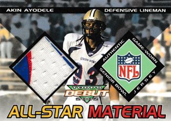 2002 Topps Debut - All-Star Material #AM-AA Akin Ayodele Front