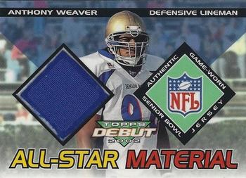 2002 Topps Debut - All-Star Material #AM-AW Anthony Weaver Front