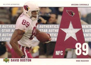 2002 UD Authentics - All-Star Authentics #AA-BO David Boston Front