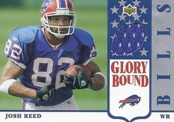 2002 UD Authentics - Glory Bound Jerseys #GBJ-JR Josh Reed Front