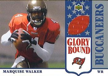 2002 UD Authentics - Glory Bound Jerseys #GBJ-MW Marquise Walker Front