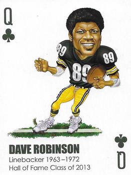 2022 All-Time Greats Green Bay Packers Playing Cards #Q♣️ Dave Robinson Front