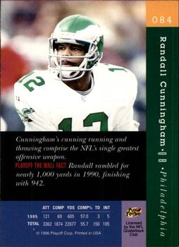 1996 Playoff Absolute #084 Randall Cunningham Back