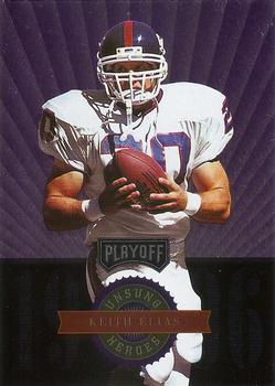 1996 Playoff Absolute - Prime Unsung Heroes #7 Keith Elias Front