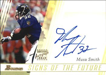 2003 Bowman - Signs of the Future Autographs #SF-MS Musa Smith Front