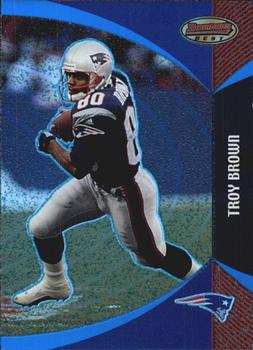 2003 Bowman's Best - Blue #6 Troy Brown Front