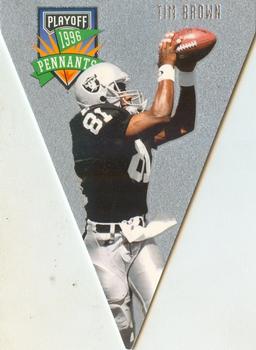 1996 Playoff Contenders - Pennants #54 Tim Brown Front