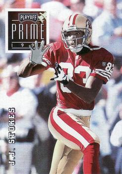 1996 Playoff Prime #141 J.J. Stokes Front