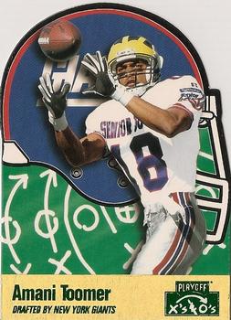 1996 Playoff Prime - X's and O's #116 Amani Toomer Front