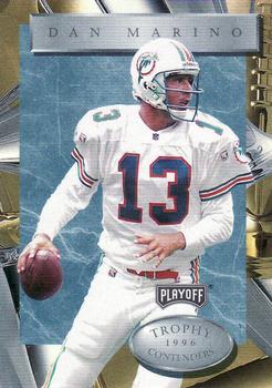 1996 Playoff Trophy Contenders #3 Dan Marino Front