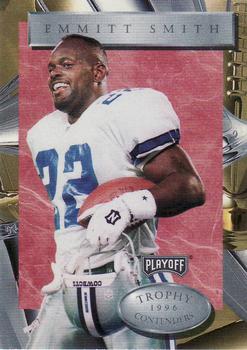 1996 Playoff Trophy Contenders #4 Emmitt Smith Front