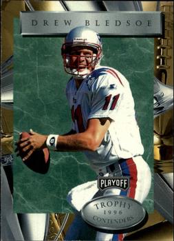 1996 Playoff Trophy Contenders #11 Drew Bledsoe Front
