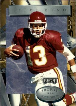 1996 Playoff Trophy Contenders #13 Steve Bono Front