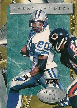 1996 Playoff Trophy Contenders #20 Barry Sanders Front