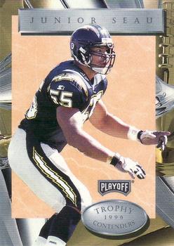 1996 Playoff Trophy Contenders #55 Junior Seau Front