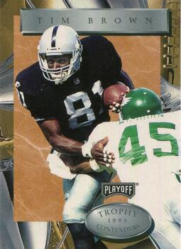 1996 Playoff Trophy Contenders #81 Tim Brown Front