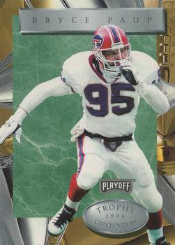 1996 Playoff Trophy Contenders #95 Bryce Paup Front