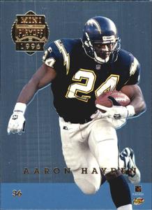 1996 Playoff Trophy Contenders - Back to Back Minis #36 Aaron Hayden / Terance Mathis Front
