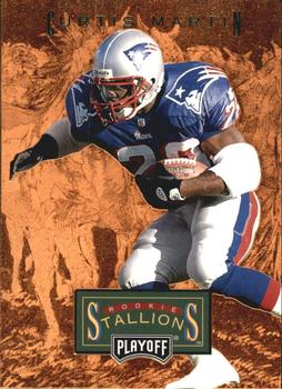 1996 Playoff Trophy Contenders - Rookie Stallions #RS-9 Curtis Martin Front