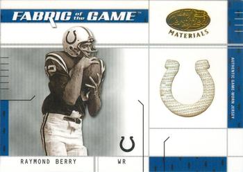 2003 Leaf Certified Materials - Fabric of the Game #FG-48 Raymond Berry Front