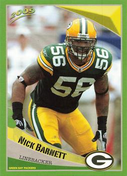 2009 Green Bay Packers Police - Copps Food Center, Manitowoc Police Department #13 Nick Barnett Front