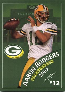 2007 Green Bay Packers Police - Copps Food Center, Manitowoc Police Department #4 Aaron Rodgers Front