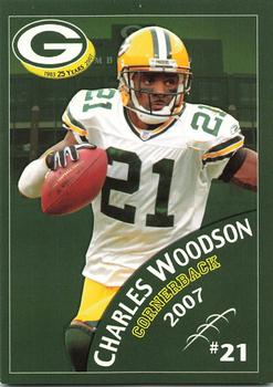 2007 Green Bay Packers Police - Copps Food Center, Manitowoc Police Department #19 Charles Woodson Front