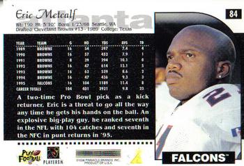 1996 Score #84 Eric Metcalf Back