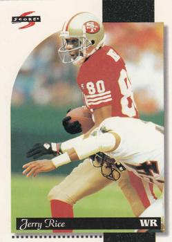 1996 Score #42 Jerry Rice Front