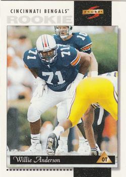 1996 Score #227 Willie Anderson Front