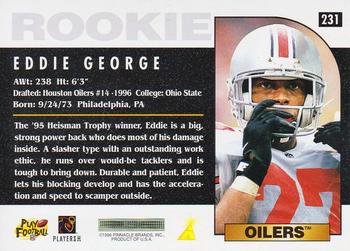 1996 Score #231 Eddie George Back