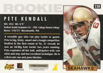 1996 Score #238 Pete Kendall Back