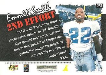 1996 Score #251 Emmitt Smith Back