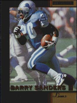 1996 Score Board NFL Lasers #4 Barry Sanders Front