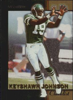 1996 Score Board NFL Lasers #100 Keyshawn Johnson Front